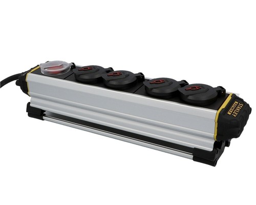 Stanley ALU Regleta De Enchufes 4-Fach Con Interruptor IP44 3m - Imagen 6 de 11