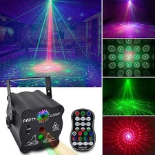 LED Disco Lights Party Laser Stage Light Strobe DJ KTV Show Lighting Dance Lamp