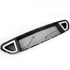 Fit For Ford Mustang 2015 2016 2017 Front Upper Mesh Grille W/ DRL LED Light 