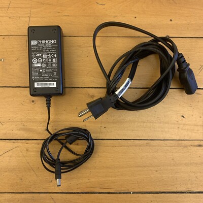 Genuine Phihong PSC12U-120 AC Switching Power Supply Adapter 12V 1A 12W w/Cord
