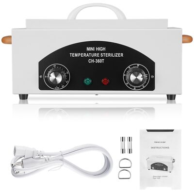 Esterilizador De Alta Temperatura Para Herramientas De Unas Estufa Dental 110V