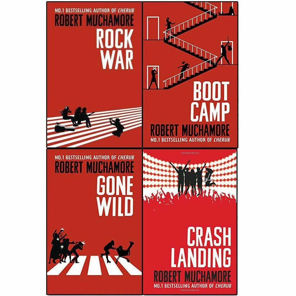 Rock War Series by Robert Muchamore 4 Books Set - Ages 12-17 - Paperback