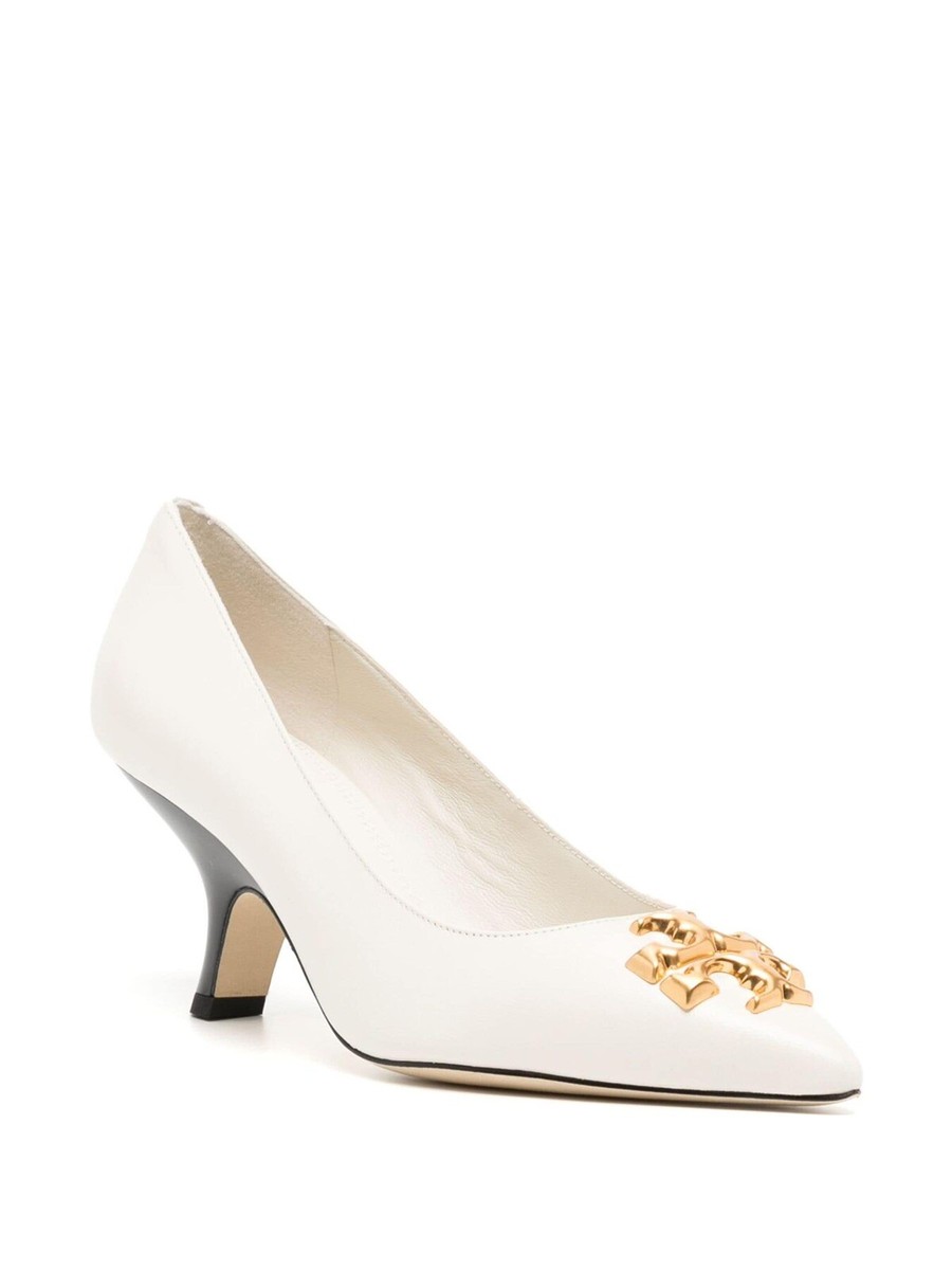 Tory Burch Eleanor Leather Slingback Kitten Heels Pumps Sz 9 $348