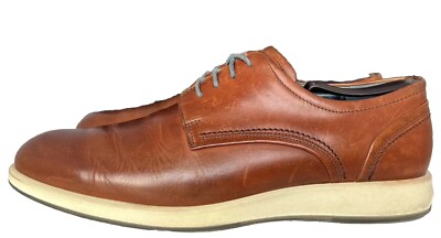 Ecco Jared‎ Derby Shoes Ecco Jared Plain Toe Derby Lace Up Cognac Leather Dress  main image 4