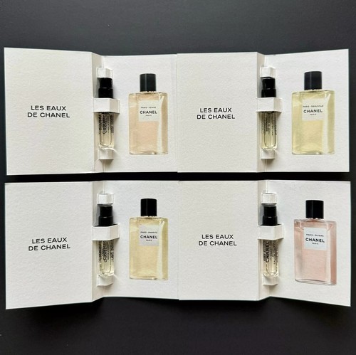LES EAUX de CHANEL Paris Collection Sample Size 4pc Set