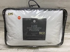 Hotel Collection Luxe Down-Alternative Medium Support Stand / Queen Pillow New