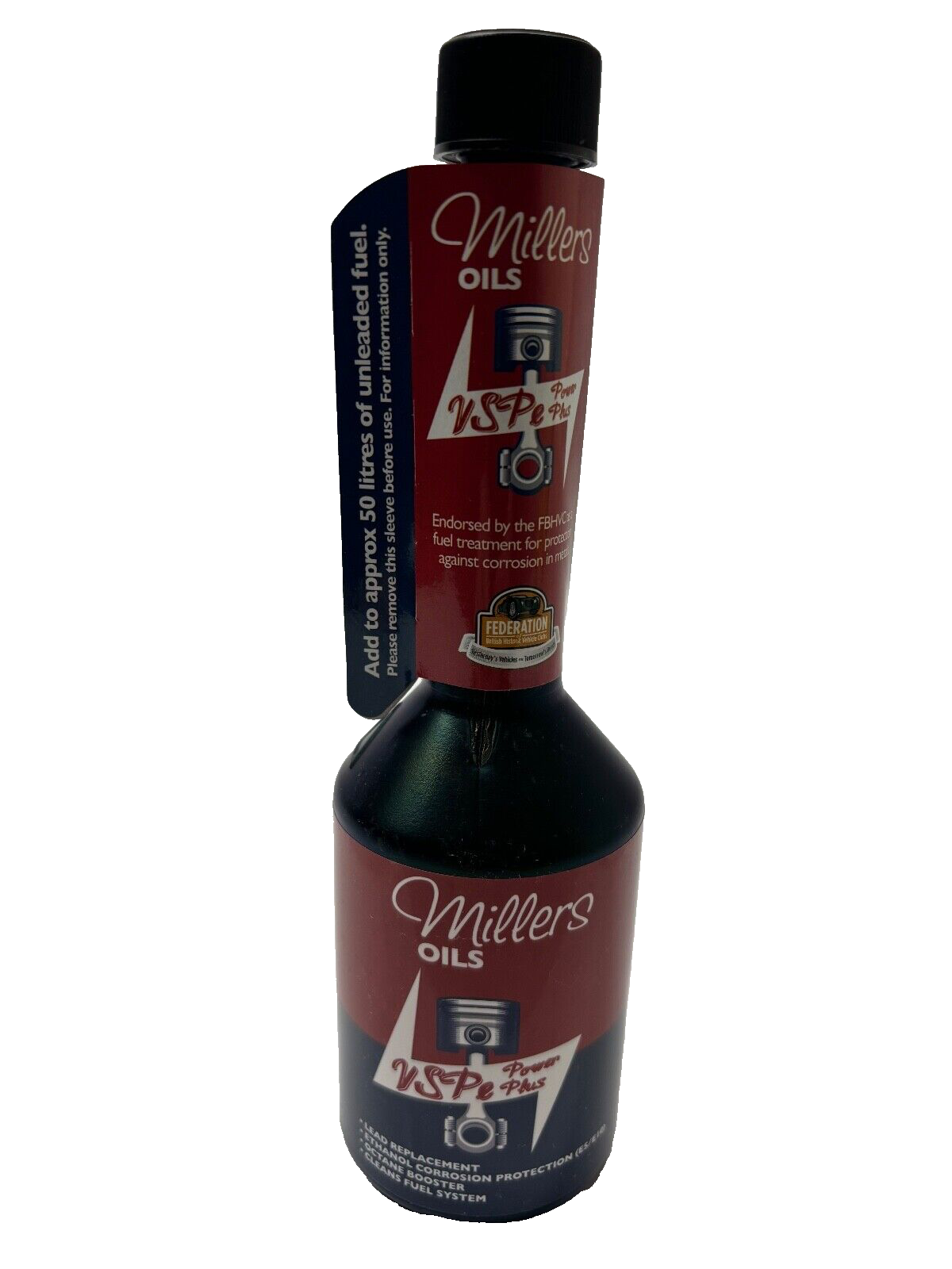 Millers Oils VSPe Power Plus One Shot Ethanol Lead Octane Fuel Treatment 250ml