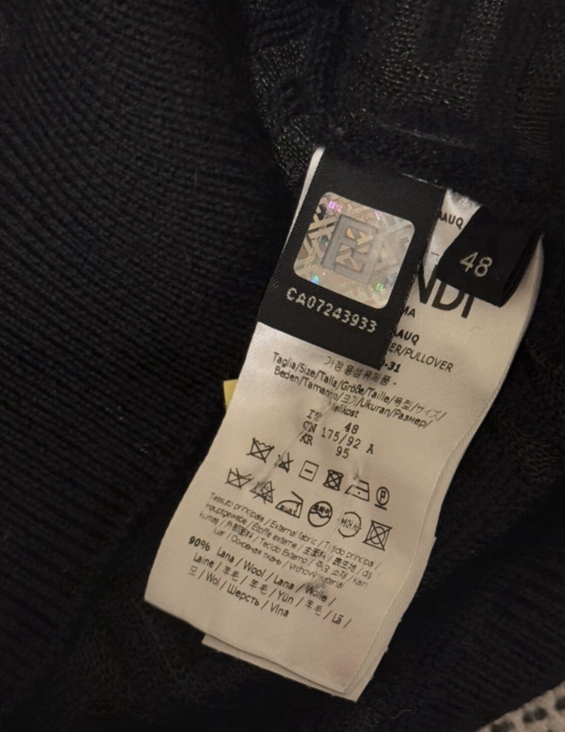 Fendi monogram sweater  + Vinted Authentication IT 48 M image 6