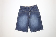 Deadstock Vintage 90s Marithe Francois Girbaud Mens 32 Baggy Denim Shorts Blue