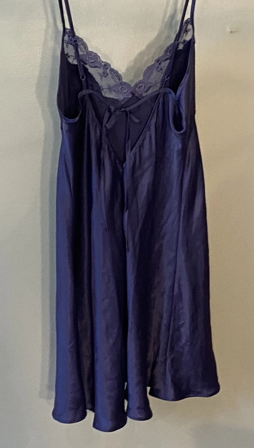 UNDERCOVER Vestito donna vintage anni 90 Y2K Fairy Victoria's Secret babydoll blu navy slip taglia M