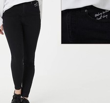 2570 Peace Love World Regular 5-Pocket Jegging BLACK WASH sz 2