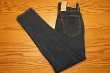 NWT WOMEN'S LEVI JEANS 721 Size 2 Short 26 x 28 High-Rise Skinny Distressed
