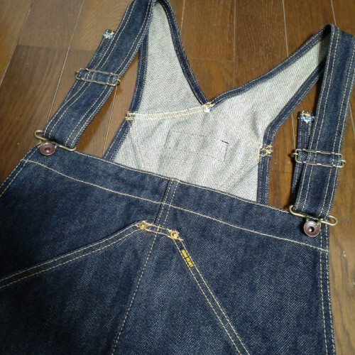 Iron Heart Denim 21 oz. Lot805 Overalls Size W38 N-Mint Iron Heart Denim 21 oz. Lot805 Overalls Size W38 N-Mint