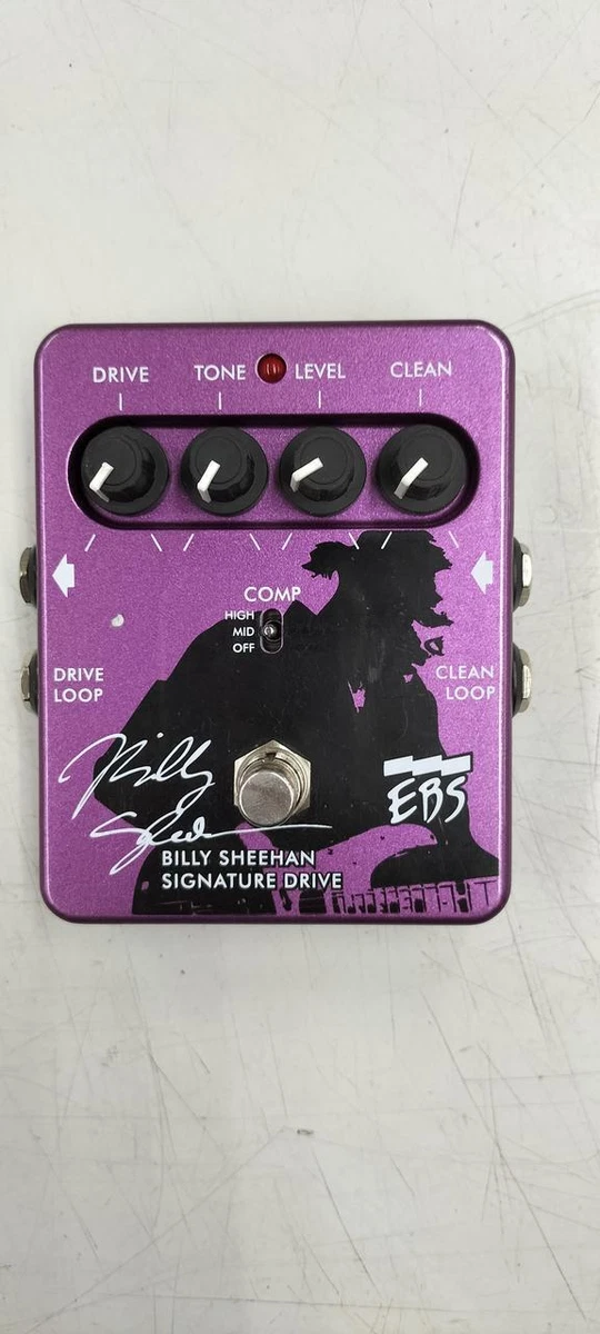 EBS Billy Sheehan Signature Drive Pedal USED from Japan Good Working  Condition