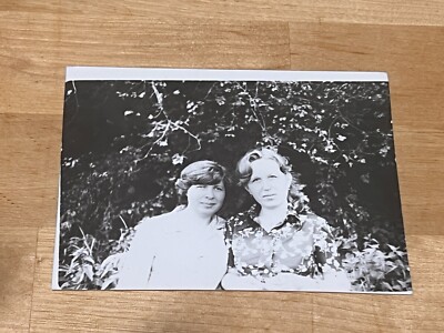 1970s Soviet people Two girlfriends Embrace Women Vintage photo