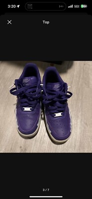 Size 5.5 - Nike Air Force 1 Low Purple Skeleton