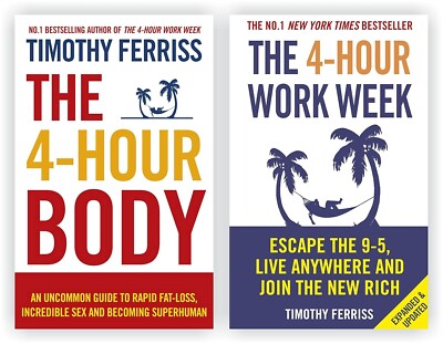 4 Hour Body / 4 Hour Work Week Auther Tim Ferri English Paperback Free Shipping