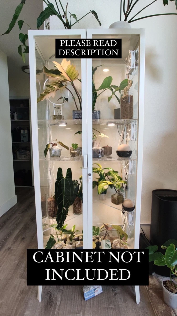 Ikea Green house laser cut acrylic SHELVES for Milsbo Detolf