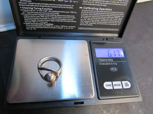sterling silver abstract ring mexico - Picture 3 of 11