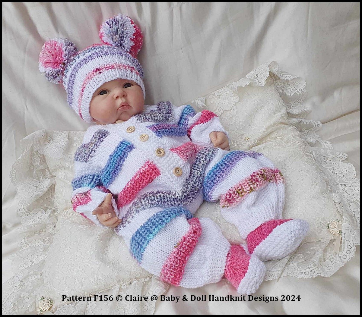 Baby Reborn Knitting Patterns Baby Dolls Clothes Knitting Pattern