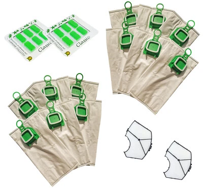 SACCHETTI FOLLETTO VK 140 150 12 SACCHI 12 PROFUMINI COLOR 2 FILTRI ADATTABILI