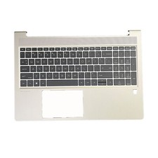 N01933-001 For HP Probook 450 455 G9 Palmrest With Backlit US Keyboard Sliver