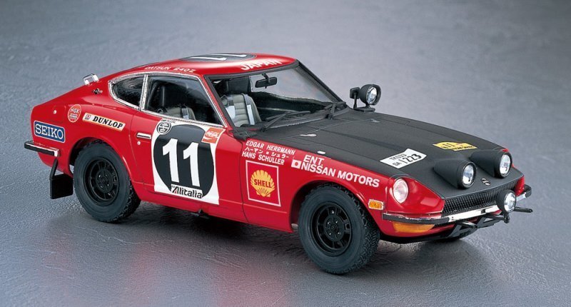Hasegawa HC-48 1/24 Model Kit Datsun Fairlady 240Z Safari Rally '71 E.Herrmann