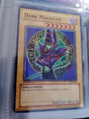 1996 Starter Deck First Edition Dark Magician Yu-Gi-Oh Card SYE