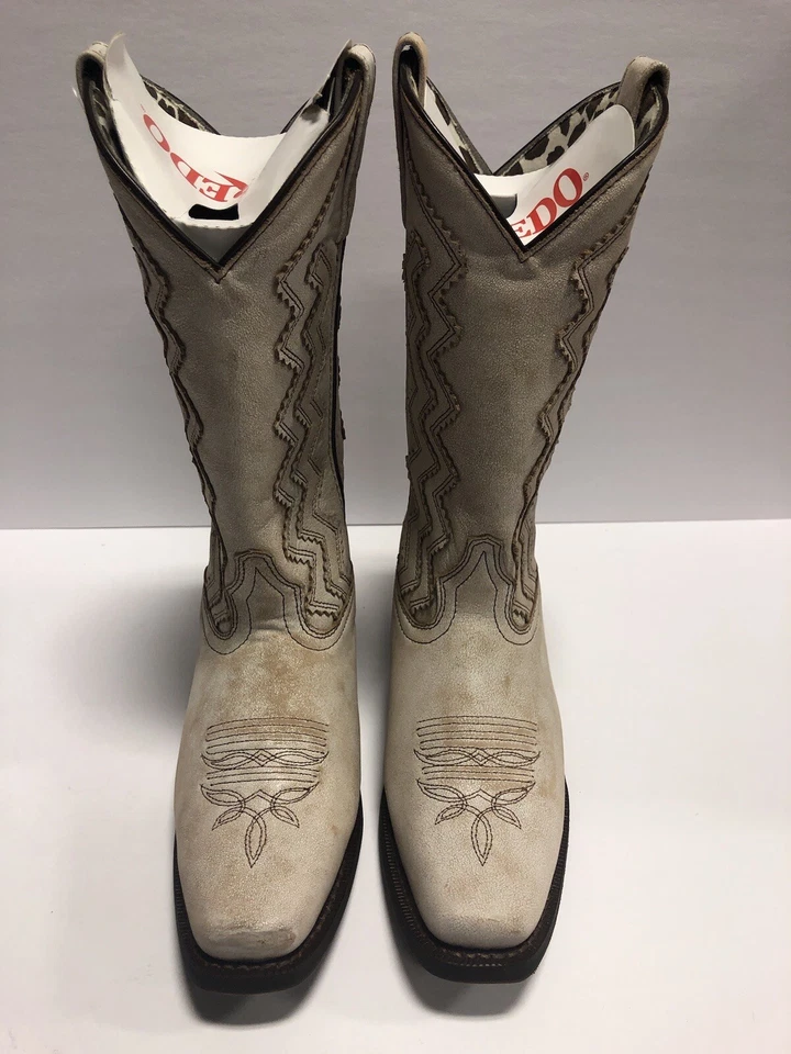 Laredo Women’s Audrey Bone Leather Western Boots, Size 8M - Image 3 of 4