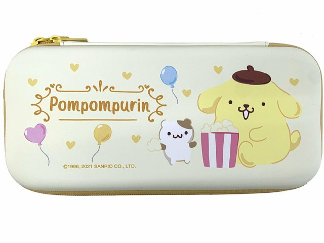 Sanrio Pompompurin Game Storage Pouch with Cloth Nintendo Switch for ...