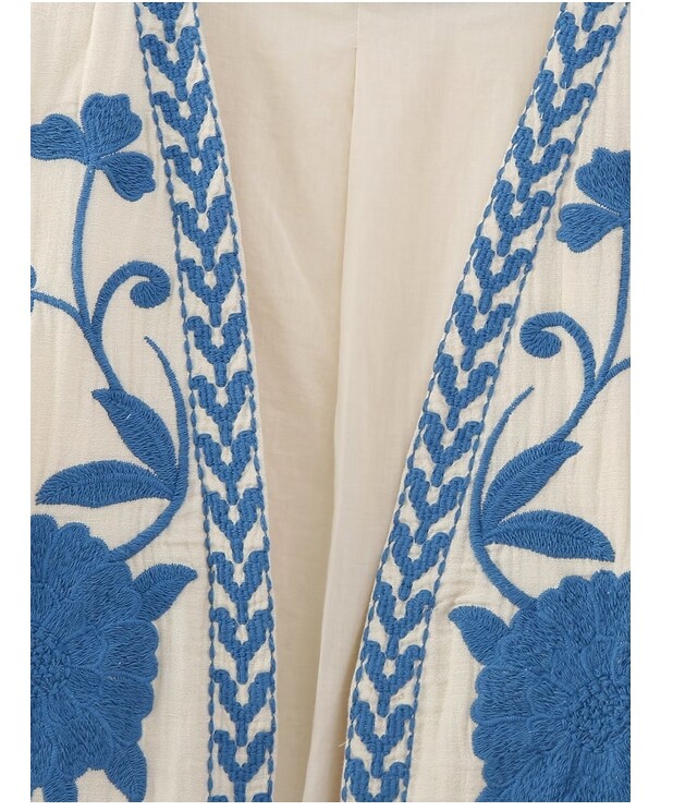 Women's Floral Embroidered Sleeveless Vest - Stylish Summer Top with Elegant Detailing