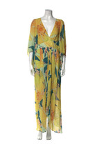 Farm Rio Floral Dress Yellow Size XS $280