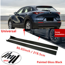 86 Universal For Mazda Cx-30 20 Side Skirt Lip Extension Splitter Rocker Panel