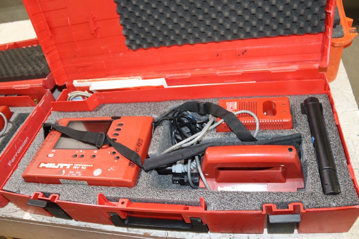 Hilti Ferroscan RV10 RS10 Rebar Scanner Handheld Concrete Hilti Ferroscan RV10 RS10 Rebar Scanner Handheld Concrete