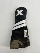 Sunfish Golf Canvas Knit X Hybrid Headcover Military Camouflage Green Camo