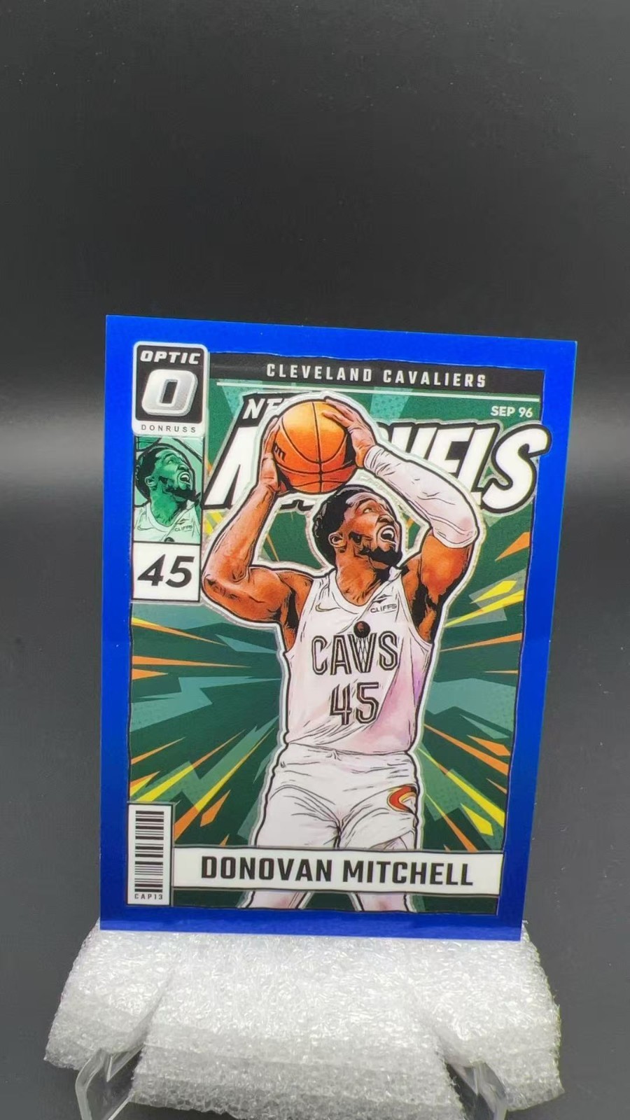 2024-25 Panini Donruss Optic Donovan Mitchell Net Marvels Blue /49 #17215 S