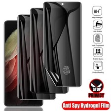 Privacy Soft Hydrogel Film For Samsung S24 S22 S23 Ultra Plus Screen Protector