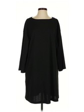 NWT H By Halston Women Black Casual Dress S