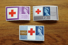 GB 1963  Red Cross Centenary (Ord)  SG642-44 MNH (S111). Free UK Postage