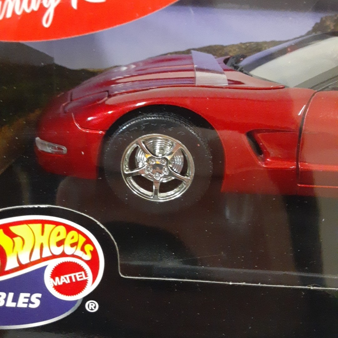 Miniature Chevrolet Corvette C5 Coupé Rouge Candy, Hot Wheels 1/18, Tuning Custom