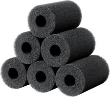 6 Pack Pre-Filter Sponge, Aquarium Filter Sponge 0.8" Intake Sponge Foam Roll fo