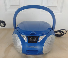 Magnavox MD6924 CD Boombox AM/FM Stereo with Power Cord - Blue - Working 