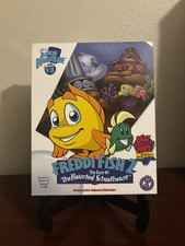 Freddi Fish 2 The Case Of The Haunted Schoolhouse BIG BOX + GAME 1997 PC Mac image