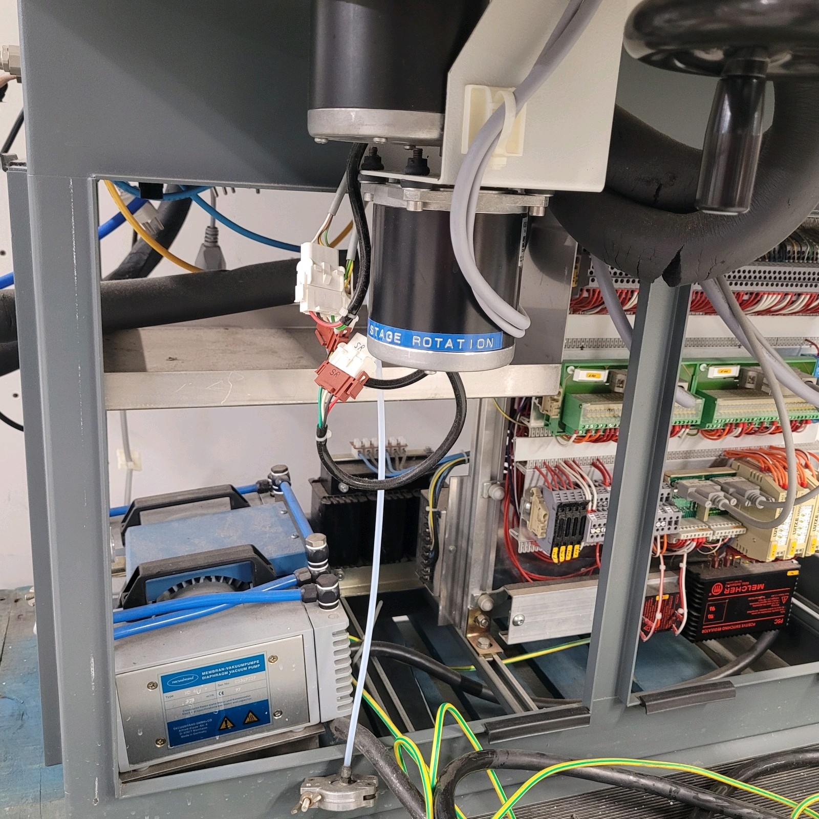 Bal-Tec BAF060 Freeze Fracture Etching Ultra High Vacuum UHV Chamber w/ LN2 Tank