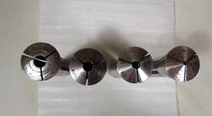 Set of 4 R8 collets for jet milling drilling machine 1/8-1/4-5/16-3/8~ preowned