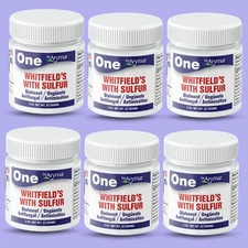 Arymar Whitfield's Ointment with Sulfur, 2 oz - Antifungal Ointment (6-Pack)
