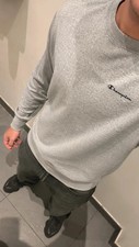 Champion Sweatshirt Grau Herren | Crewneck Pu...