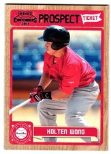 2011 Playoff Contenders #RT28 Kolten Wong Prospect Ticket