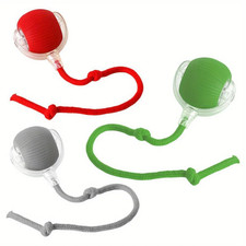 Interactive Automatic Rolling Cat Ball Rechargeable Mouse Tail Toy USB Pet Toy