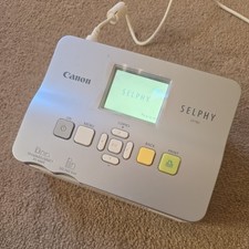 Canon Selphy CP780 Photo Printer Silver Opened to Check Contents - Never Used